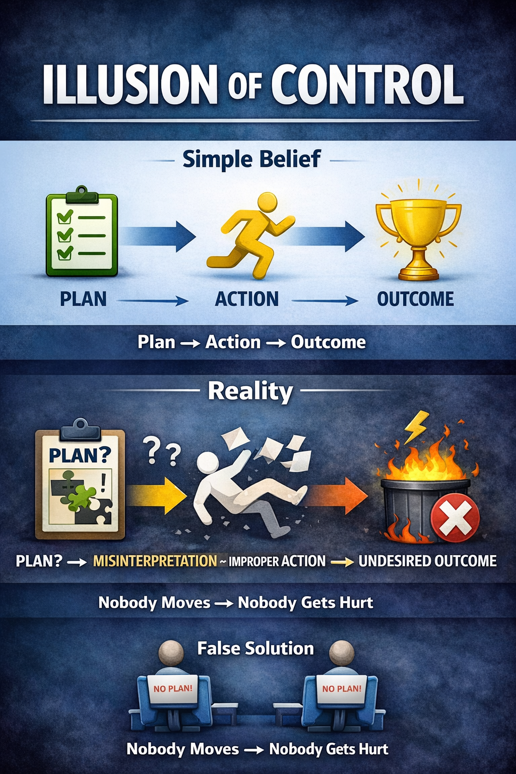 illusion of control breakdown